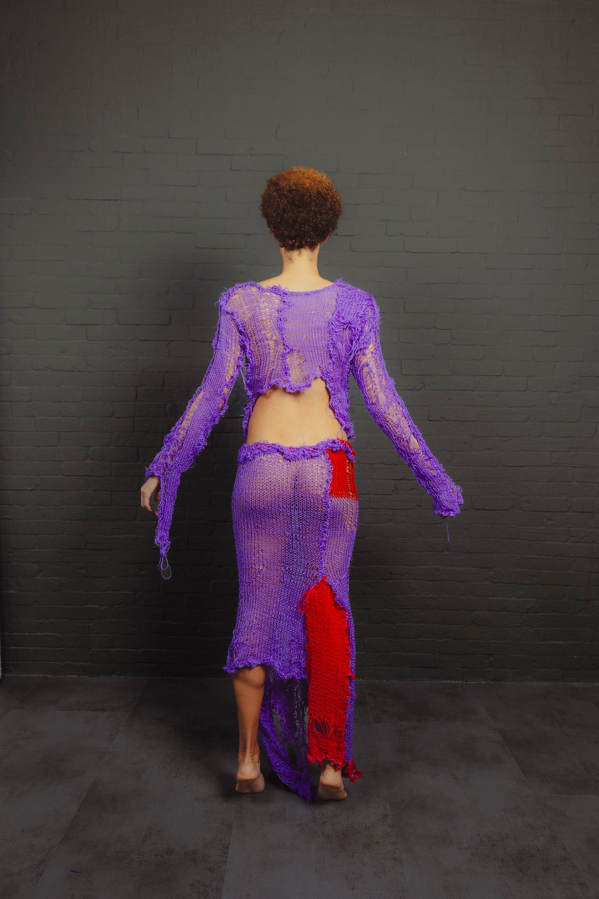 OYA Purple Knit Dress