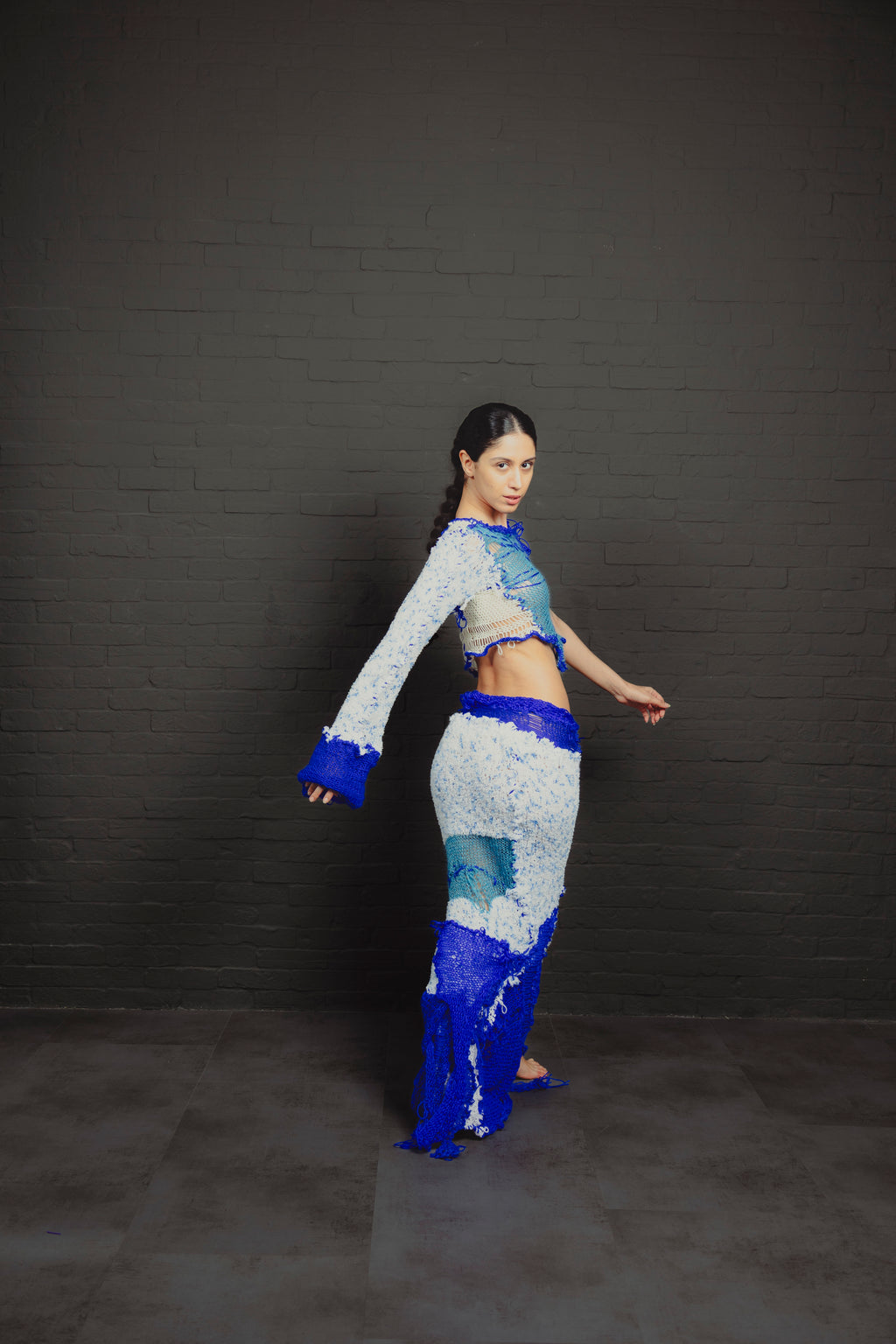 OYA BLUE — One-of-a-Kind Textile Piece